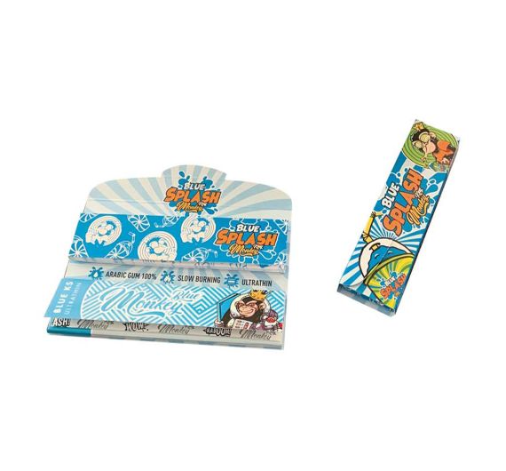 Monkey King - Pack Blue Splash Smell KSS Rolling Papers + Tips Monkey King - Pack Blue Splash Smell KSS Rolling Papers + Tips