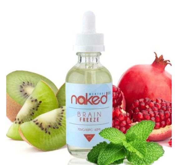 Naked 100 - Brain Freeze - 50/60ml E-liquid (Shortfill)