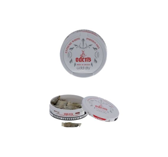 Oden's - Extreme Cold White Dry Portion - 16g - Snus Oden's - Extreme Cold White Dry Portion - 16g - Snus
