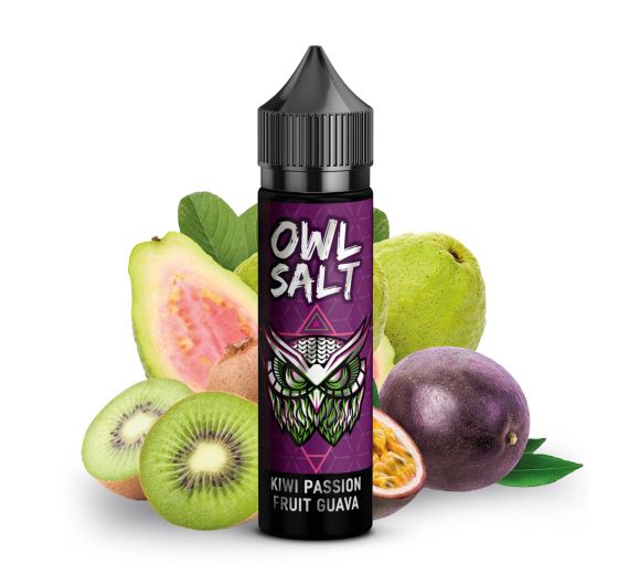 OWL Salt - Kiwi, Passion Fruit & Guava - 10/60ml Longfill Concentrate