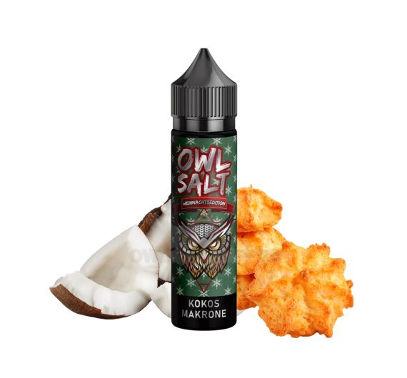 OWL Salt - Coconut Macaroon - 10/60ml Longfill Concentrate OWL Salt - Coconut Macaroon - 10/60ml Longfill Concentrate
