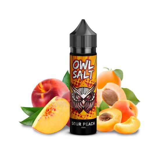 OWL Salt - Sour Peach - 10/60ml Longfill Concentrate