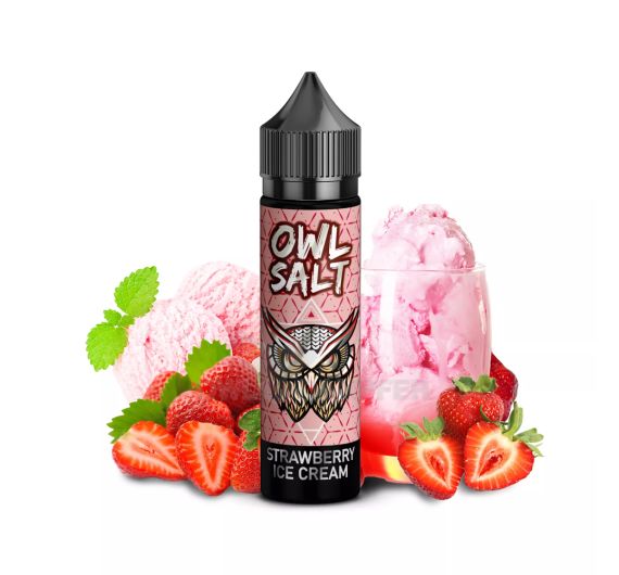 OWL Salt - Strawberry Ice Cream - 10/60ml Longfill Concentrate OWL Salt - Strawberry Ice Cream - 10/60ml Longfill Concentrate