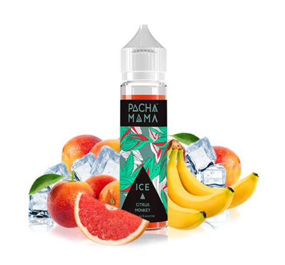 Charlies Chalk Dust Pacha Mama - Citrus Monkey Ice - 50/60ml E-liquid (Shortfill)