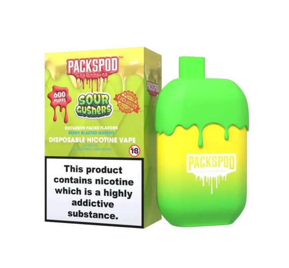PackSpod 600 Einweg Vape Pen Sour Gushers PackSpod 600 Einweg Vape Pen Sour Gushers