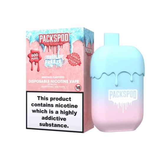 PackSpod 600 Einweg Vape Pen Triple Freeze PackSpod 600 Einweg Vape Pen Triple Freeze