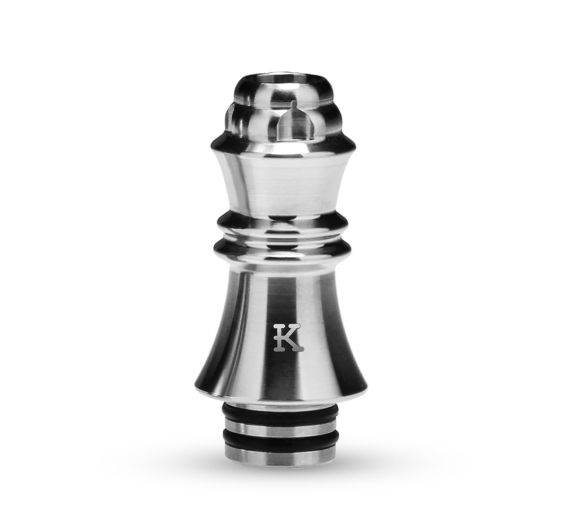 KIZOKU Chess King Silver Drip Tip KIZOKU Chess King Silver Drip Tip