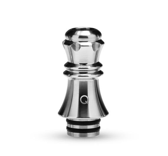 KIZOKU Chess Queen Silver Drip Tip KIZOKU Chess Queen Silver Drip Tip