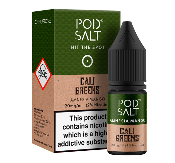 Pod Salt Fusion - Amnesia Mango - 10ml Nic Salt E-liquid (20mg)