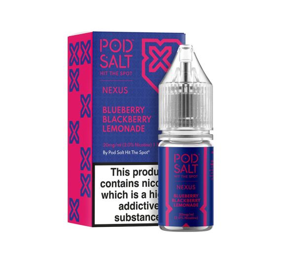 Pod Salt Nexus - Blueberry Blackberry Lemonade - 10ml E-liquid (Nic Salt) Pod Salt Nexus - Blueberry Blackberry Lemonade - 10ml E-liquid (Nic Salt)