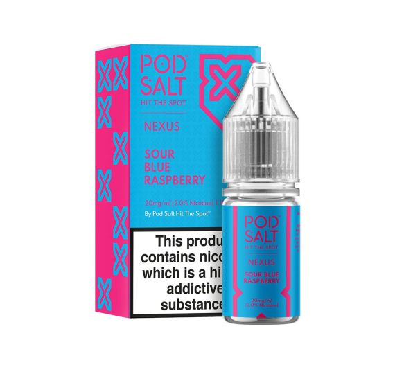 Pod Salt Nexus - Sour Blue Raspberry - 10ml E-liquid (Nic Salt) Pod Salt Nexus - Sour Blue Raspberry - 10ml E-liquid (Nic Salt)