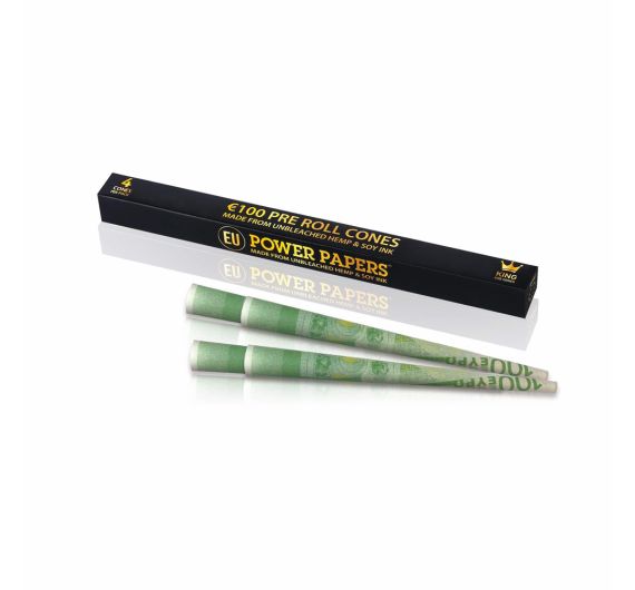 Power Papers 100 Euro - King Size Cones Power Papers 100 Euro - King Size Cones