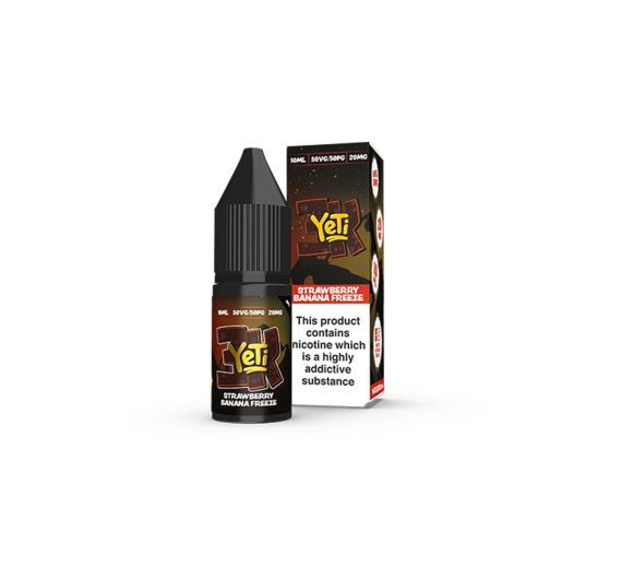 Prohibition Yeti 3K - Strawberry Banana Freeze - 10ml E-liquid (Nic Salt)