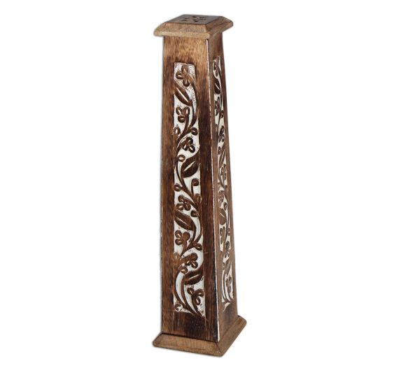 Mango Wood Incense Holder - 9 Mango Wood Incense Holder - 9