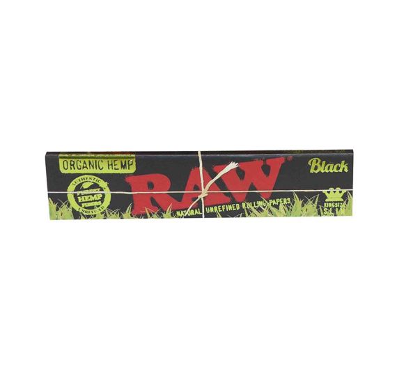 Raw - Black Organic Hemp KS Slim Rolling Papers Raw - Black Organic Hemp KS Slim Rolling Papers