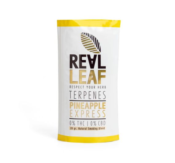 Real Leaf - Pineapple Express with Terpenes - 20g - Tobacco Substitute