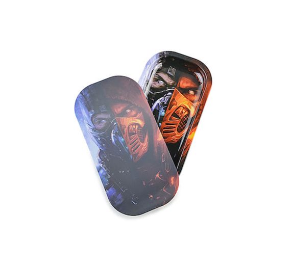 Holographic Metal Mixing Tray - Apocalyptic Soldier