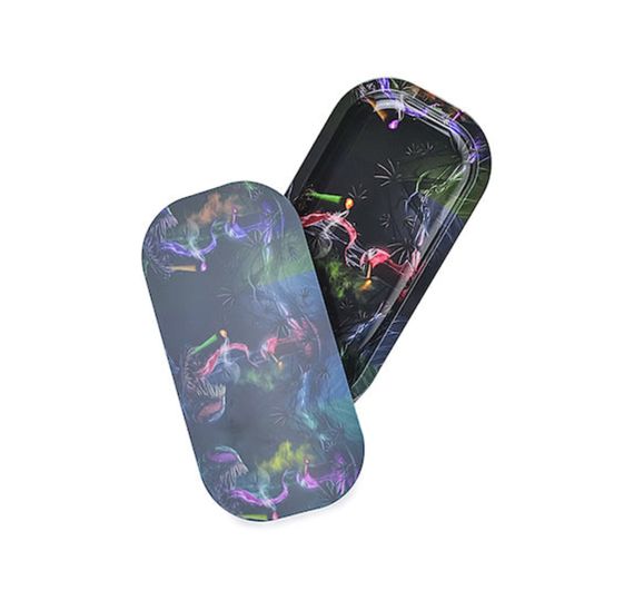 Holographic Metal Mixing Tray - Spider - Slim
