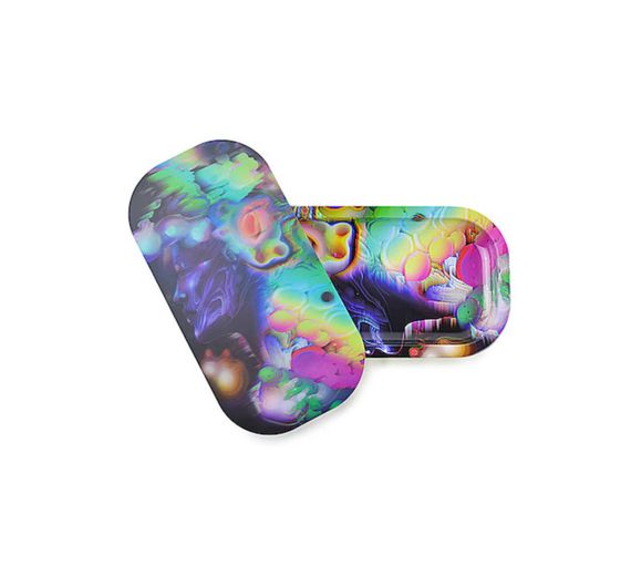 Holographic Metal Mixing Tray - Colorful World