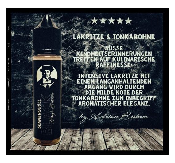 Sennenquöll Chef's Edition - Black - 50/60ml E-liquid (Shortfill)
