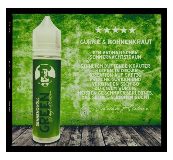Sennenquöll Chef's Edition - Green - 50/60ml E-liquid (Shortfill)