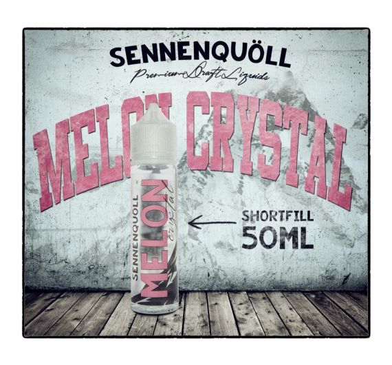 Sennenquöll Glacier Water - Melon Crystal - 50/60ml E-liquid (Shortfill)
