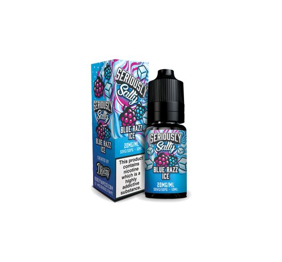 Seriously SALTY Series - Blue Razz Ice - 10ml Nic Salt E-liquid
