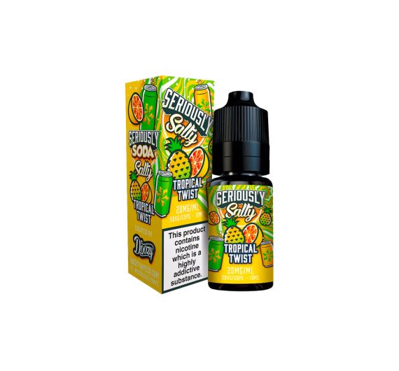 Seriously SODA Series - Tropical Twist - 10ml E-liquid (Nic Salt) Seriously SODA Series - Tropical Twist - 10ml E-liquid (Nic Salt)