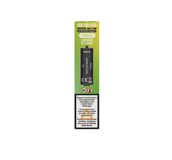 SKE Crystal 4in1 - NS20mg - Kartuschen Lemon Lime