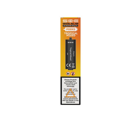 SKE Crystal 4in1 - NS20mg - Kartuschen Tropical Mix