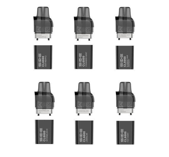 SKE Crystal CL6000 - NS 20 mg - Cartridges