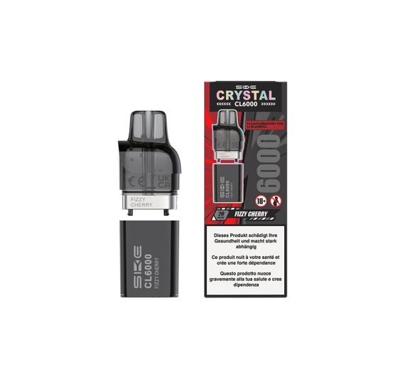 SKE Crystal CL6000 - NS20mg - Kartuschen Fizzy Cherry