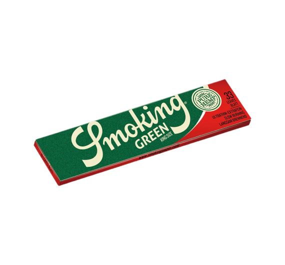 Smoking - Green KS Hemp Rolling Papers Smoking - Green KS Hemp Rolling Papers
