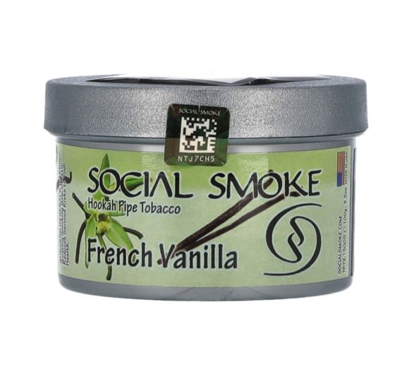 Social Smoke - French Vanilla - 100g - Shisha Tobacco Social Smoke - French Vanilla - 100g - Shisha Tobacco