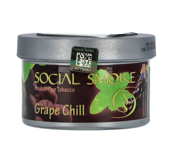 Social Smoke - Grape Chill - 100g - Shisha Tobacco Social Smoke - Grape Chill - 100g - Shisha Tobacco