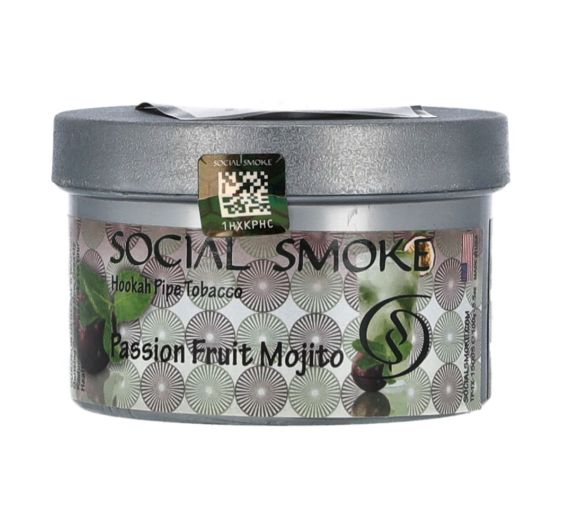 Social Smoke - Passion Fruit Mojito - 100g - Shisha Tobacco Social Smoke - Passion Fruit Mojito - 100g - Shisha Tobacco