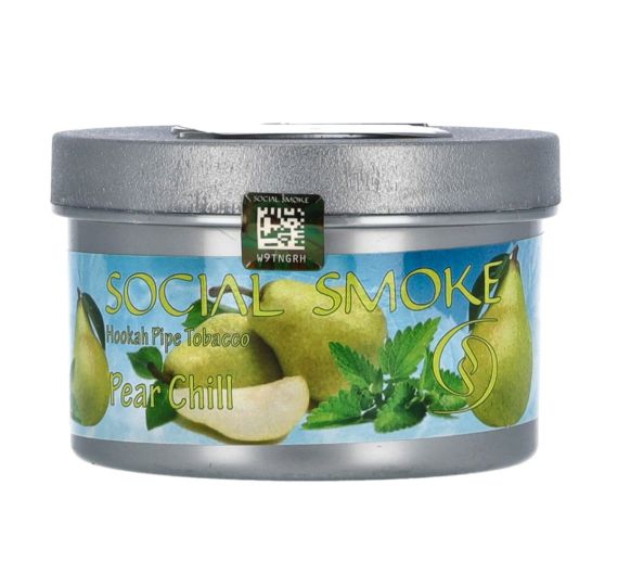 Social Smoke - Pear Chill - 250g - Shisha Tobacco Social Smoke - Pear Chill - 250g - Shisha Tobacco