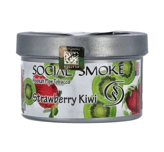 Social Smoke - Strawberry Kiwi - 100 g - Shisha Tobacco Social Smoke - Strawberry Kiwi - 100 g - Shisha Tobacco