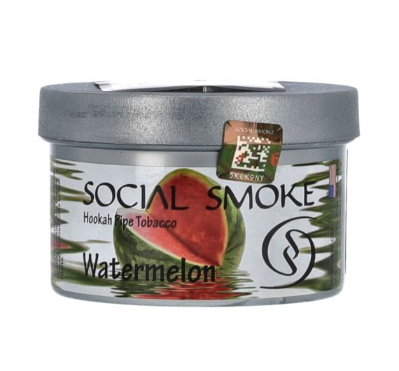 Social Smoke - Watermelon - 100g - Shisha Tobacco Social Smoke - Watermelon - 100g - Shisha Tobacco