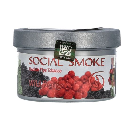 Social Smoke - Wild Berry - 100g - Shisha Tobacco Social Smoke - Wild Berry - 100g - Shisha Tobacco