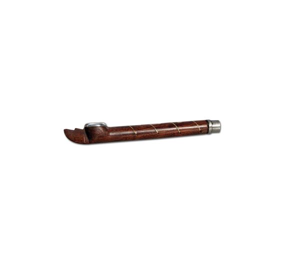 Sheesham Wood Spiral Design - Medwakh Wooden Pipe Sheesham Wood Spiral Design - Medwakh Wooden Pipe