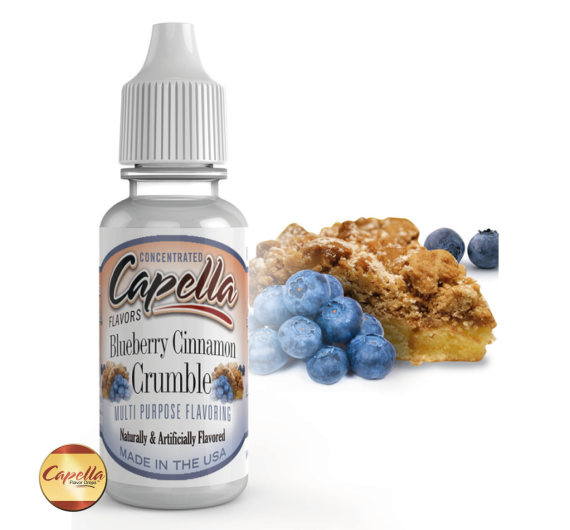 Capella - Blueberry Cinnamon Crumble - 13 ml Flavour Concentrate Capella - Blueberry Cinnamon Crumble - 13 ml Flavour Concentrate