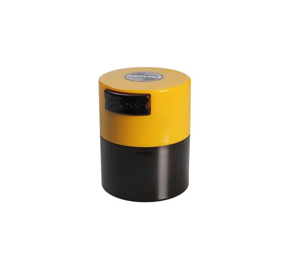 Tightpac - Minivac Vacuum Storage Container 0.12 L/40 g - Black/Yellow