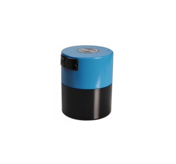 Tightpac - Minivac Vacuum Storage Container 0.12 L/40 g - Black/Light Blue Tightpac - Minivac Vacuum Storage Container 0.12 L/40 g - Black/Light Blue