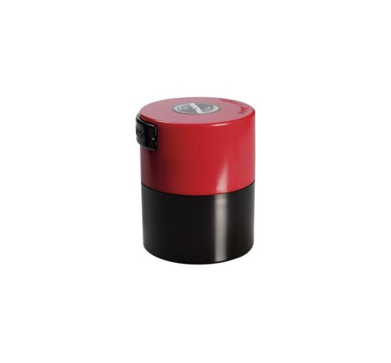 Tightpac - Minivac Vacuum Storage Container 0.12 L/40 g - Black/Red