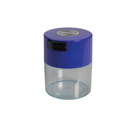 Tightpac - Tightvac Vacuum Storage Container 0.29 L/75 g - Transparent/Dark Blue Tightpac - Tightvac Vacuum Storage Container 0.29 L/75 g - Transparent/Dark Blue