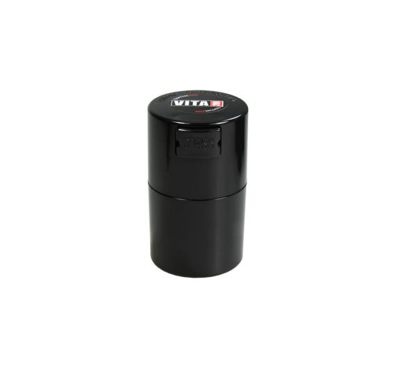 Tightpac - Vitavac Vacuum Container 0.06 L/20 g - Black/Black