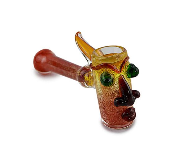 Tropical Head Glass Pipe Tropical Head Glass Pipe