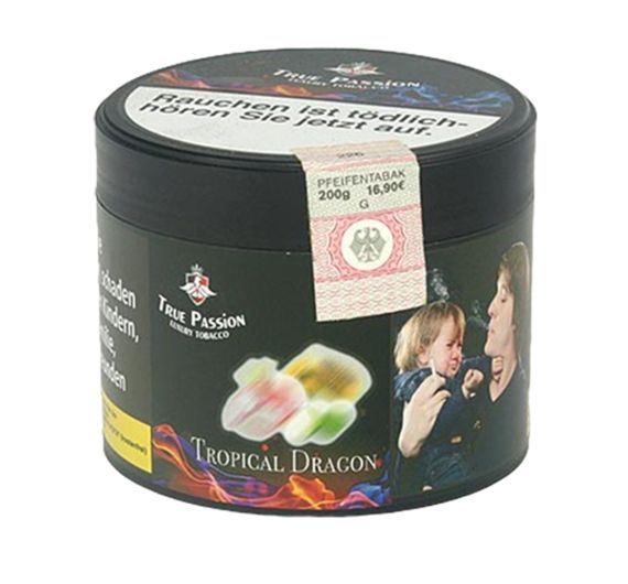 True Passion Tobacco - Tropical Dragon - 200 g - Shisha Tobacco True Passion Tobacco - Tropical Dragon - 200 g - Shisha Tobacco
