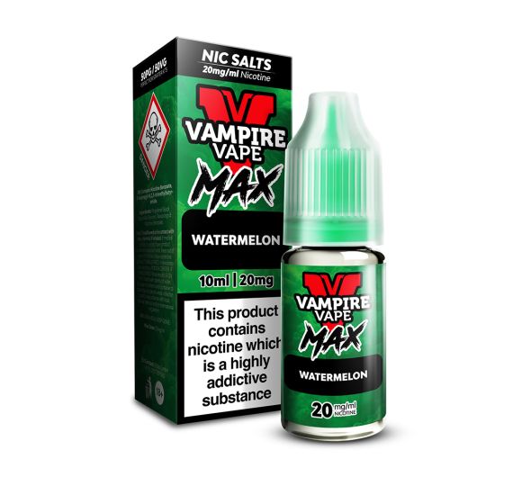 Vampire Vape MAX - Watermelon - 10ml E-liquid (Nic Salt) Vampire Vape MAX - Watermelon - 10ml E-liquid (Nic Salt)